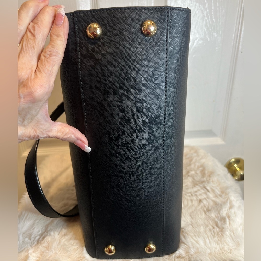 MICHAEL KORS HAMILTON LEATHER SATCHEL - Picture 6 of 15